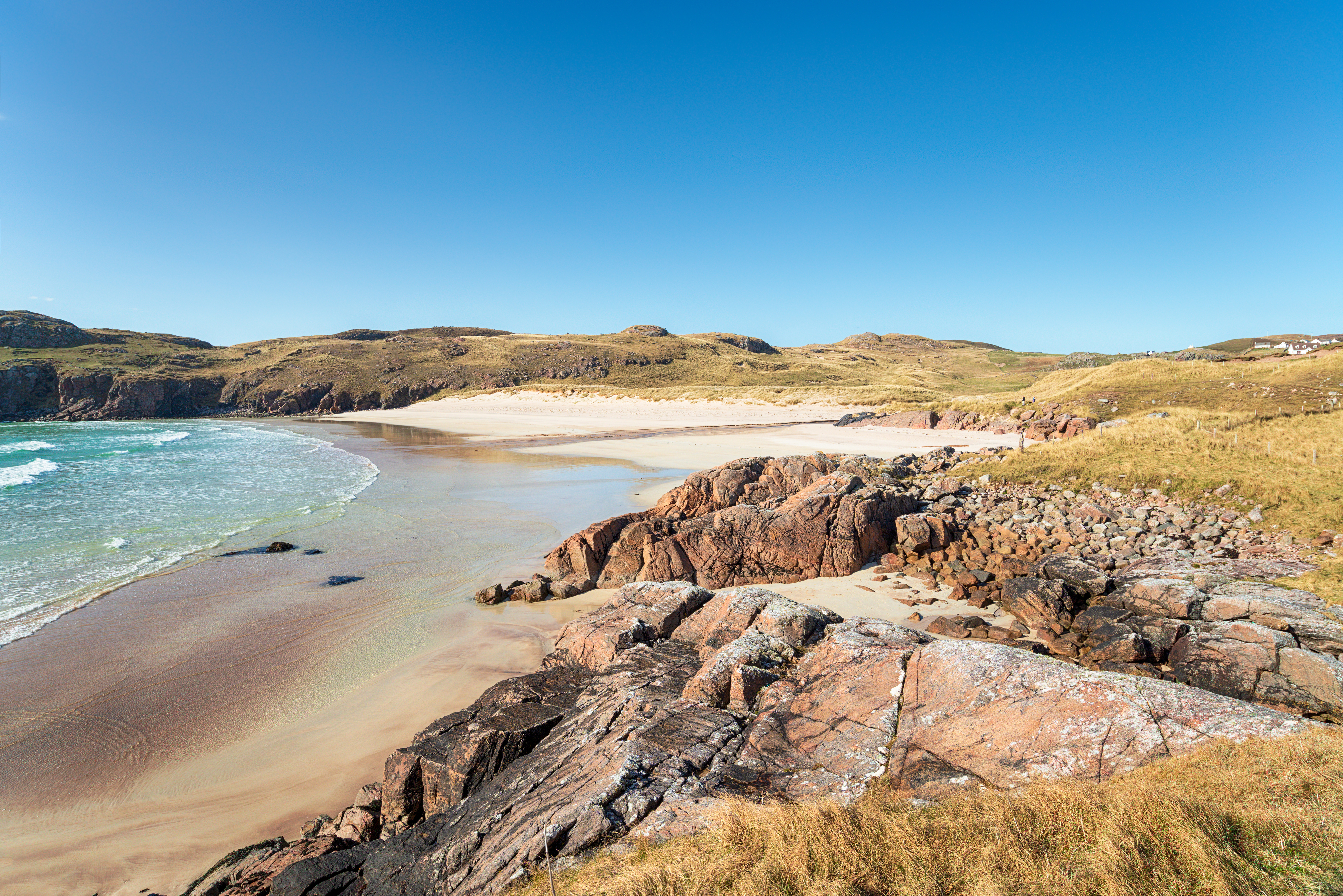 Polin Beach at Oldshore Beg near Kinlochbervie in Sutherland in the Scottish Highlands