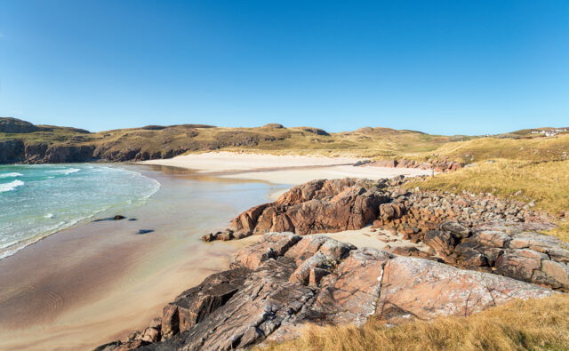 Polin Beach at Oldshore Beg near Kinlochbervie in Sutherland in the Scottish Highlands